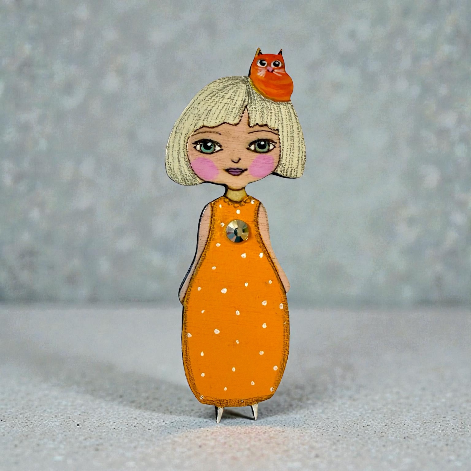 Pross Tüdruk oranži kassiga - Image 2